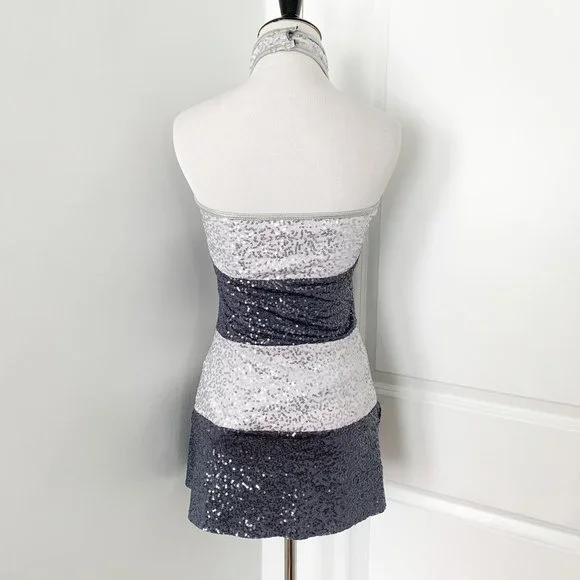 Weissman Silver Mini Dress - Picture 3 of 5
